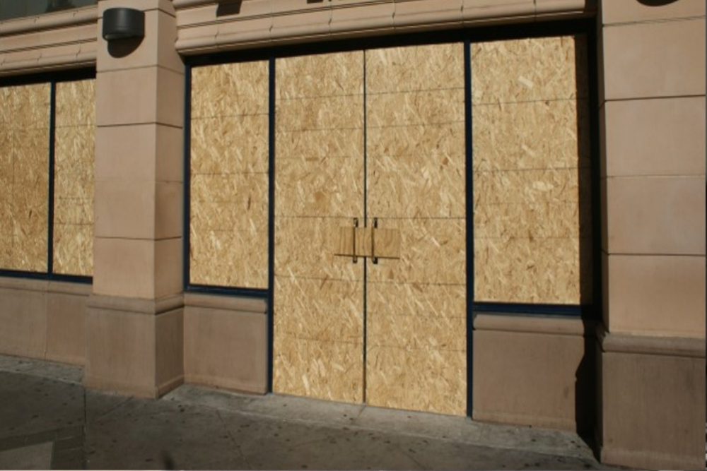 Boarding Up in Ladbroke Grove, North Kensington, W10